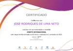 Certificado Direito Internacional